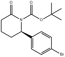 (R)-TERT-BUTYL 2-(4-BROMOPHENYL)-6-OXOPIPERIDINE-1-CARBOXYLATE