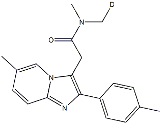 Zolpidem-D7 (Suitable for use with GC/MS or LC/MS) solution Structural