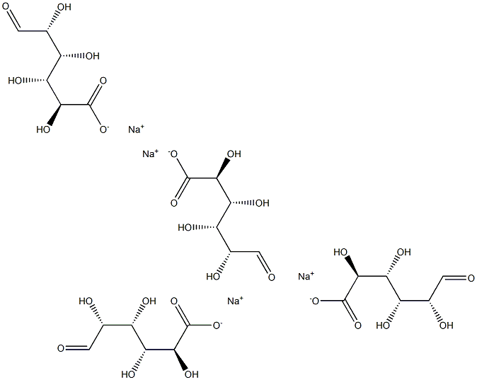 L-tetraguluronic acid tetrasodium salt Structural