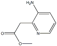 methyl 2-(3-aminopyridin-2-yl)acetate Structural