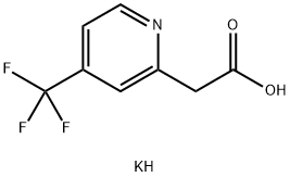 Potassium 2-(4-(trifluoromethyl)pyridin-2-yl)acetate Structural