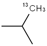Isobutane-1-13C Structural