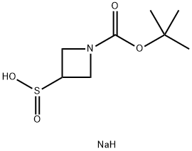 Sodium 1-(tert-butoxycarbonyl)azetidine-3-sulfinate Structural
