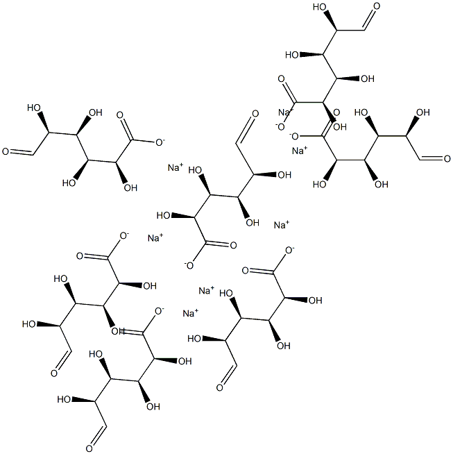 D-heptamannuronic acid heptasodium salt Structural