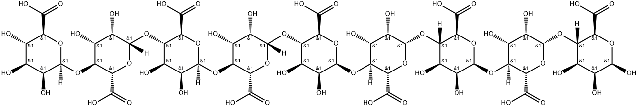 D-nonamannuronic acid nonasodium salt Structural