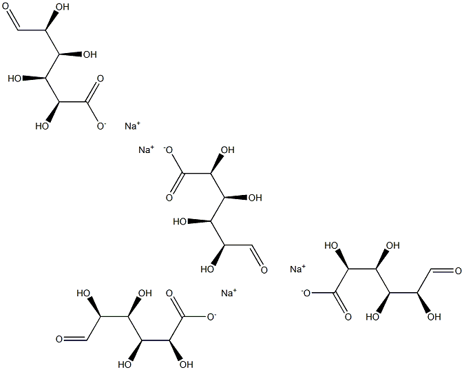 D-tetramannuronic acid tetrasodium salt Structural