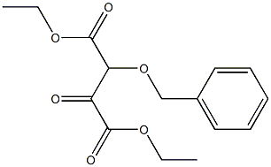diethyl 2-(benzyloxy)-3-oxosuccinate Structural