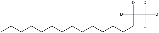 n-Hexadecyl-1,1,2,2-d4 Alcohol 	 Structural