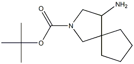 TERT-BUTYL 4-AMINO-2-AZASPIRO[4.4]NONANE-2-CARBOXYLATE Structural