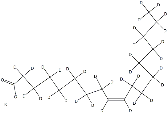 Oleic acid-d33 potassium salt Structural