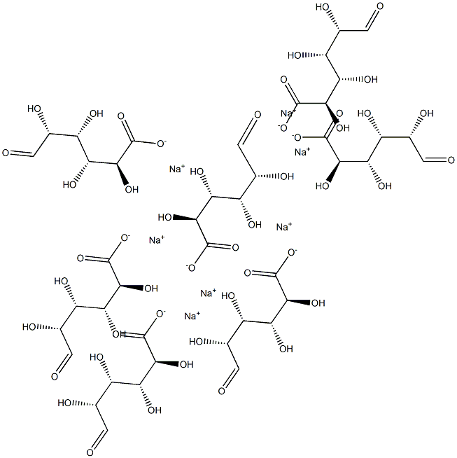 L-heptaguluronic acid heptasodium salt Structural