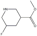 METHYL 5-FLUOROPIPERIDINE-3-CARBOXYLATE Structural