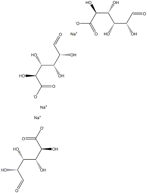 L-triguluronic acid trisodium salt Structural