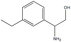 2-AMINO-2-(3-ETHYLPHENYL)ETHAN-1-OL Structural