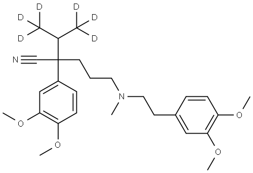 Verapamil-d6 Structural
