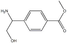 METHYL 4-(1-AMINO-2-HYDROXYETHYL)BENZOATE Structural