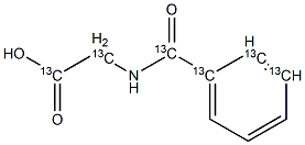 Hippuric Acid-[13C6] Structural