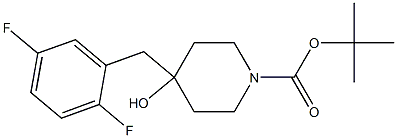 tert-butyl 4-(2,5- difluorobenzyl)-4- hydroxypiperidine-1- carboxylate