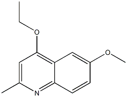 Quinaldine, 4-ethoxy-6-methoxy- (6CI) Structural