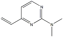 Pyrimidine, 2-dimethylamino-4-vinyl- (6CI) Structural