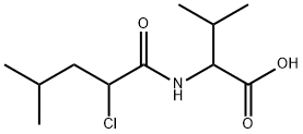 Valine,  N-(2-chloro-4-methylvaleryl)-  (6CI) Structural
