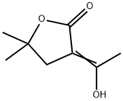 Valeric acid, 4-hydroxy-2-(1-hydroxyethylidene)-4-methyl-, gamma-lactone (6CI) Structural