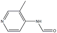 Formamide, N-(3-methyl-4-pyridyl)- (6CI) Structural