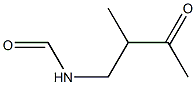 Formamide, N-(2-methyl-3-oxobutyl)- (6CI) Structural
