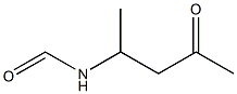 Formamide, N-(1-methyl-3-oxobutyl)- (6CI) Structural