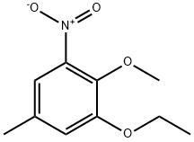 Toluene, 3-ethoxy-4-methoxy-5-nitro- (6CI) Structural