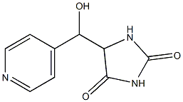 Hydantoin,  5-(hydroxy-4-pyridylmethyl)-  (6CI) Structural