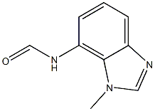 Formamide, N-[1-methyl-7-benzimidazolyl]- (6CI) Structural