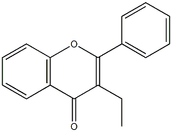 Flavone, 3-ethyl- (6CI) Structural
