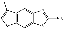 Thieno[3,2-f]benzothiazole, 2-amino-7-methyl- (6CI) Structural