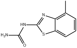 Urea, (4-methyl-2-benzothiazolyl)- (6CI) Structural