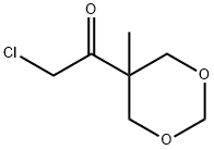 Ketone, chloromethyl 5-methyl-m-dioxan-5-yl (6CI) Structural