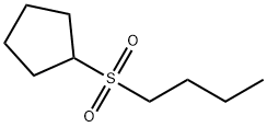 Sulfone, butyl cyclopentyl (8CI) Structural