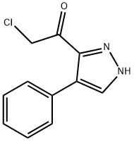 Ketone, chloromethyl 4-phenylpyrazol-3-yl (8CI) Structural