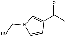 Ketone, 1-(hydroxymethyl)pyrrol-3-yl methyl (8CI) Structural
