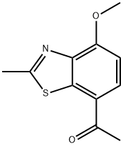 Ketone, 4-methoxy-2-methyl-7-benzothiazolyl methyl (8CI) Structural