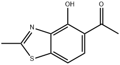 Ketone, 4-hydroxy-2-methyl-5-benzothiazolyl methyl (8CI) Structural