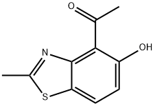 Ketone, 5-hydroxy-2-methyl-4-benzothiazolyl methyl (8CI) Structural