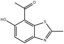 Ketone, 6-hydroxy-2-methyl-7-benzothiazolyl methyl (8CI) Structural