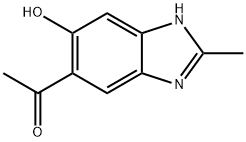 Ketone, 6-hydroxy-2-methyl-5-benzimidazolyl methyl (8CI) Structural