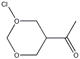 Ketone,  5-chloro-5-m-dioxanyl  methyl  (5CI) Structural