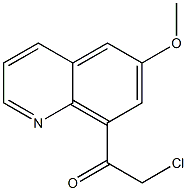 Ketone,  chloromethyl  6-methoxy-8-quinolyl  (5CI) Structural