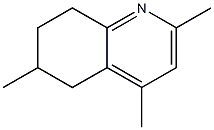 Quinoline, 5,6,7,8-tetrahydro-2,4,6-trimethyl- (5CI) Structural