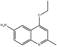 Quinaldine, 6-amino-4-ethoxy- (5CI) Structural