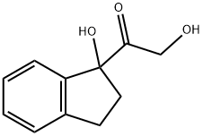 Ketone, 1-hydroxy-1-indanyl hydroxymethyl (5CI) Structural