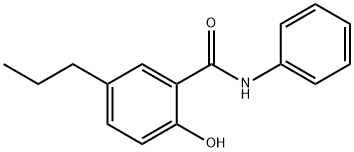 Salicylanilide, 5-propyl- (6CI) Structural